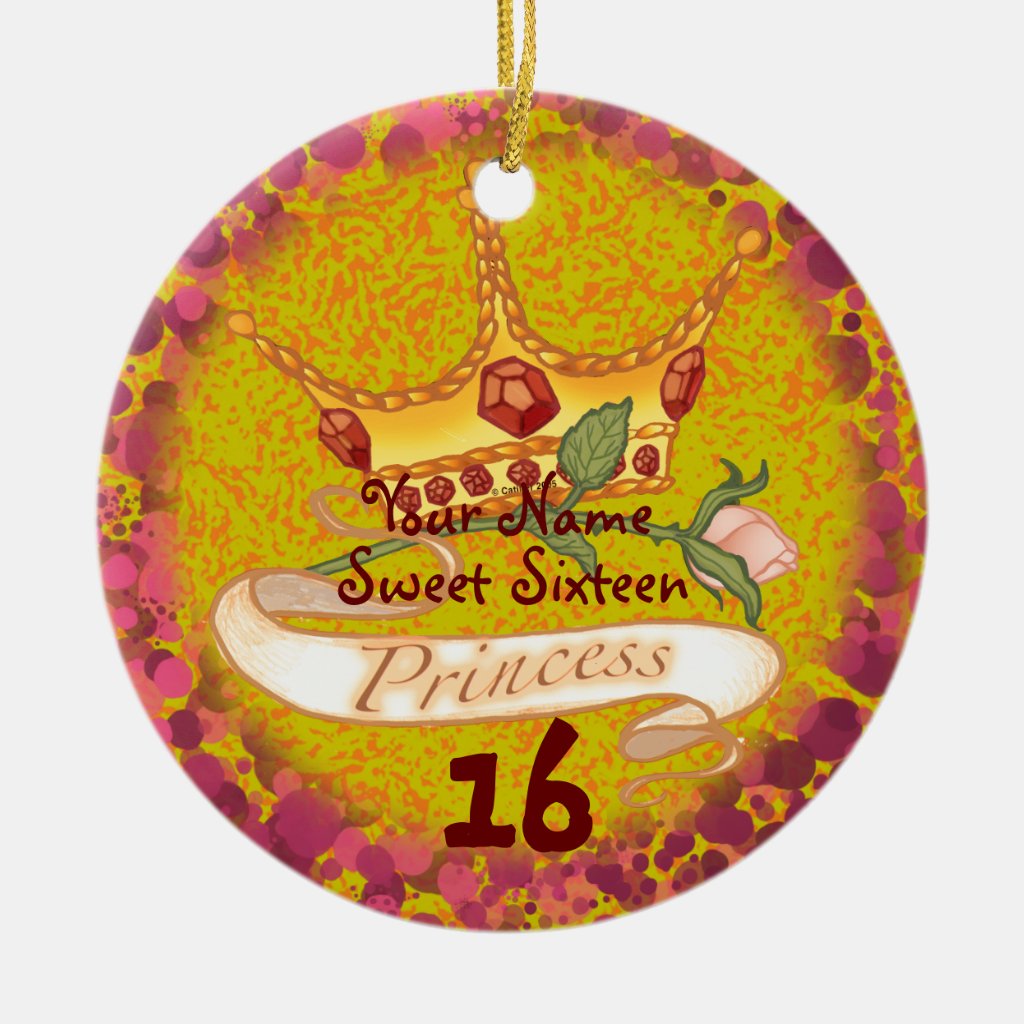 Sweet 16 ornament