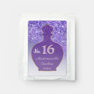 Sweet 16 Purple Glitter Amethyst Fragrance Tea Bag Drink Mix