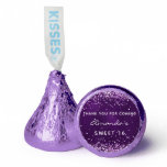 Sweet 16 purple violet glitter dust thank you hershey®'s kisses®