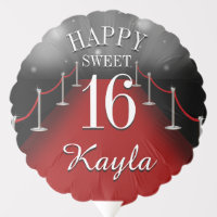 Sweet 16 Red Carpet Personalized Birthday