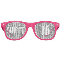 SWEET 16 retro Shades / Fun Party Sunglasses