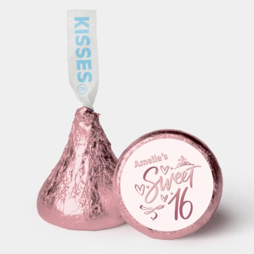 Sweet 16 rose gold  hershey&#174;&#39;s kisses&#174;