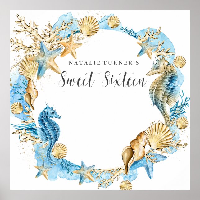 Sweet 16 Signature Message Board Poster (Front)