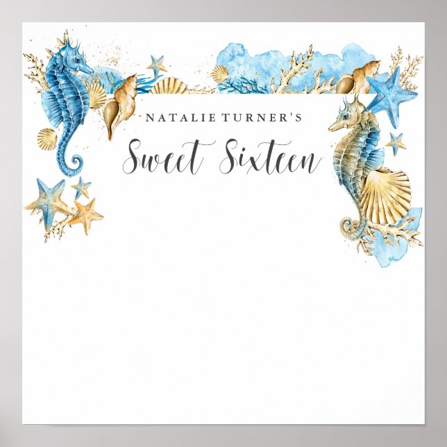 Sweet 16 Signature Message Board Poster (Front)