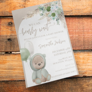 Sweet 16 Sixteen Birthday Party Boho Floral Dress Invitation