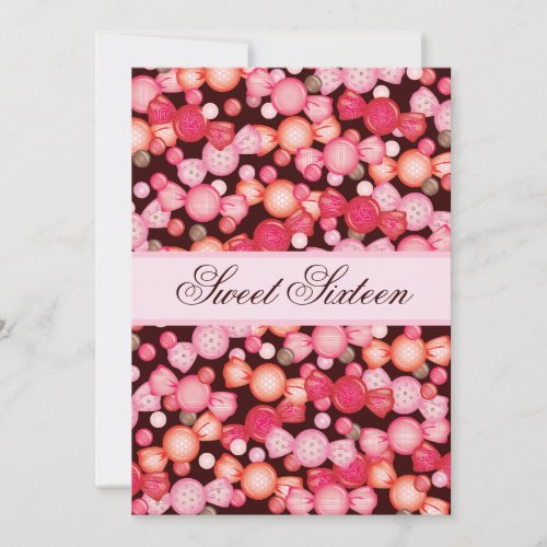 Sweet 16 Sixteen Candy Collection in Pink Cards