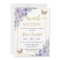 Sweet 16 Sixteen Purple Lilac Floral Butterflies
