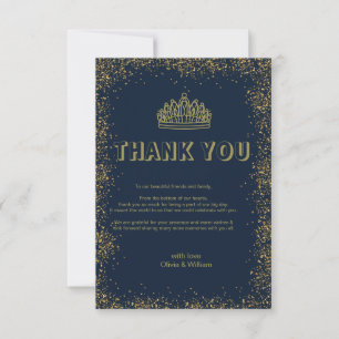 "Sweet 16 Soirée: Glam, Glitz, and Good Times!" Thank You Card