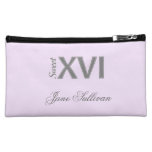 Sweet 16 Special Birthday XVI Cosmetic Bag at Zazzle