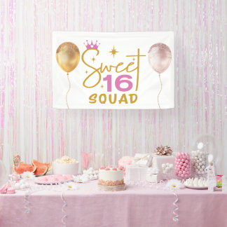 Sweet 16 Squad Banner