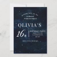 Sweet 16 Starry Night Birthday Under The Stars 