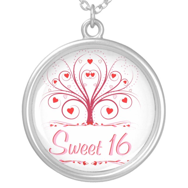 Sweet 16  - Sweetheart Tree Pendant (Front)