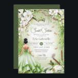 Sweet 16 The Frog Prince Fairytale Princess Invitation<br><div class="desc">*~*~*~* A fairy-tale dream come true. Your special day deserves a very special invitation design. I put a so much time and care into designing this invitation and I am IN LOVE with it. I hope you are too! This elegant birthday invitation features so many beautiful bayou floral and fauna....</div>