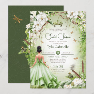 Sweet 16 The Frog Prince Fairytale Princess Invitation