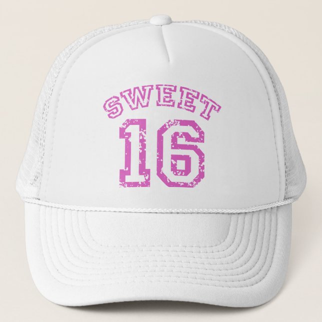 Sweet 16 trucker hat (Front)