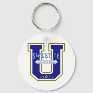 Sweet 16 University Athletic Department Keychain