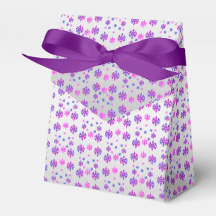 Sweet 16 Winter Snowflake Birthday Favor Boxes