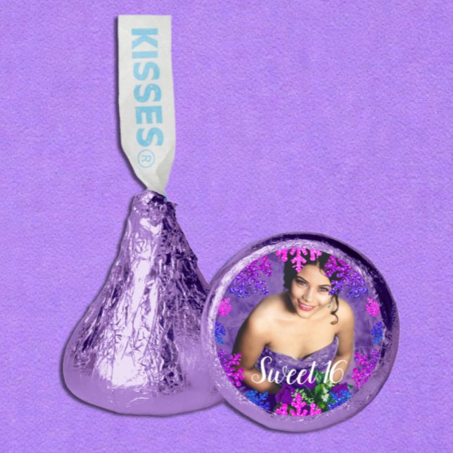 Sweet 16 Winter Snowflake Birthday Hershey®'s Kisses® (Creator Uploaded)