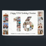Sweet 16th Birthday Party Number 16 Photo Collage Banner<br><div class="desc">Mark sixteen years of wonderful memories and adventures with this captivating 16th Birthday Number Photo Collage. This customizable template is the perfect blend of creativity and sentiment, allowing you to create a truly memorable gift for your loved one's special day. Capture the essence of incredible years in a single masterpiece...</div>
