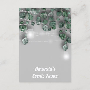 Sweet 16th Bridal Shower LightsJAR Eucalyptus Gray Invitation