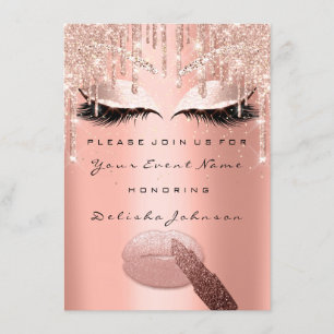 Sweet 16th Drips Mermaid Bridal Quinceañera Invitation
