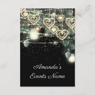 Sweet 16th Green BRIDAL Rustic Woodland Mint Black Invitation