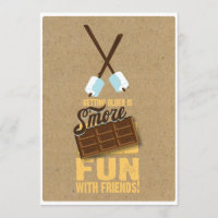 Sweet 30th Birthday Bonfire Invitations