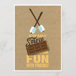 Sweet 30th Birthday Bonfire Invitations