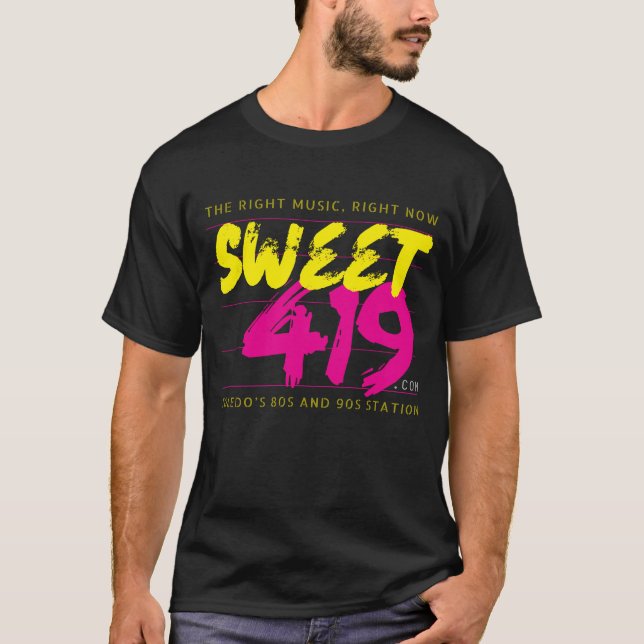 Sweet 419 Retro Toledo Radio T T-Shirt (Front)