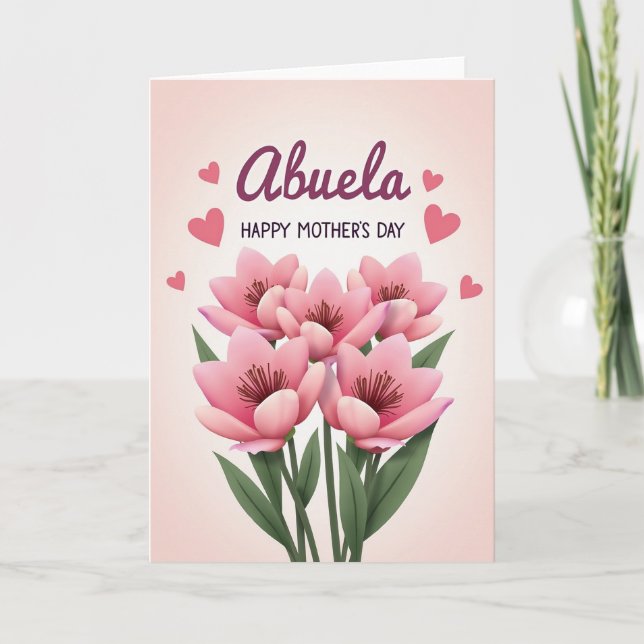 Sweet Abuela Mothers Day Card (Front)