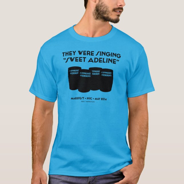 "Sweet Adeline" Unisex Tee (Teal) (Front)
