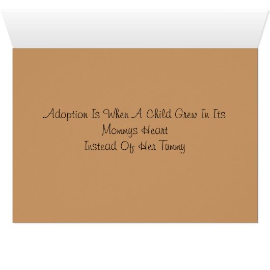 Sweet Adoption (Inside Horizontal (Bottom))