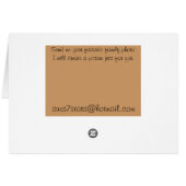 Sweet Adoption Cards (Back Horizontal)