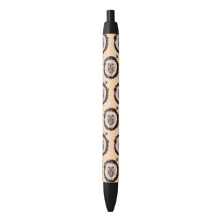 sweet adorable curled hedgehog pen