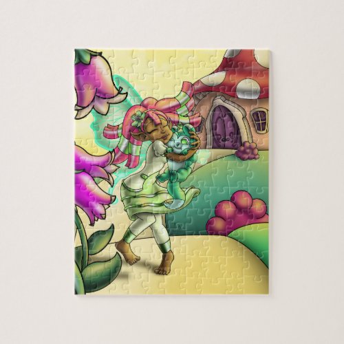 Sweet African American Fairy Jigsaw Puzzle