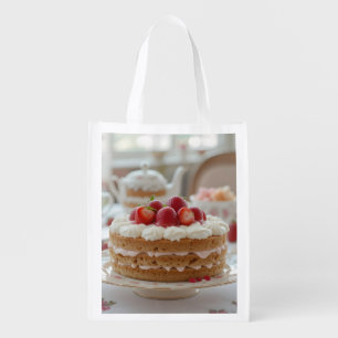 Sweet Afternoon Tea Time Grocery Bag