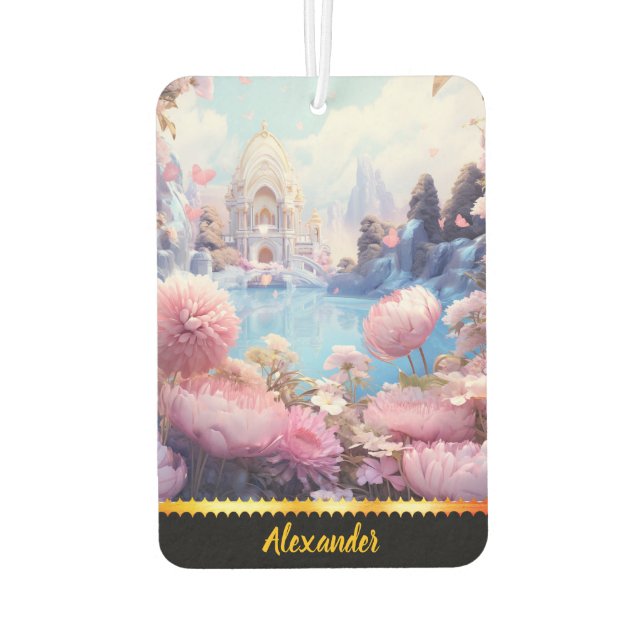 Sweet air freshener in floral paradise (Back)