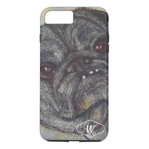 SWEET AND CUTE PUG iPhone 8 PLUS7 PLUS CASE