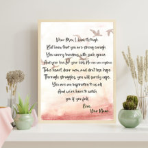 Sweet and Encouraging Poem For Moms