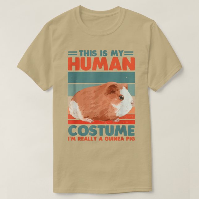 Sweet and funny Guinea Pig cute pet Love T-Shirt (Design Front)