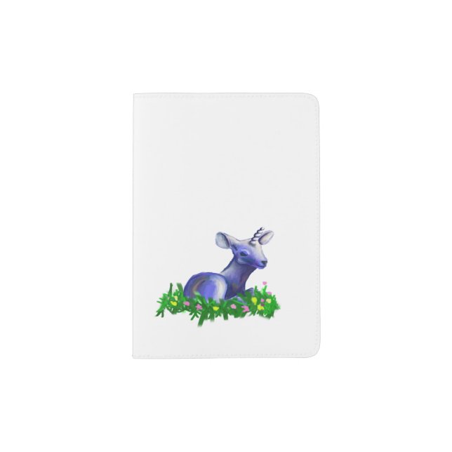 Sweet and Innocent Tiny Unicorn Passport Holder (Front)