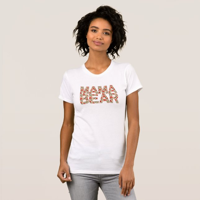 Sweet and Juicy Mama Bear Watermelon  T-Shirt (Front Full)