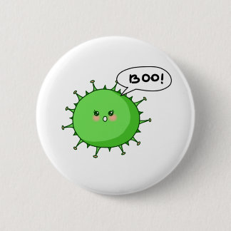 Sweet and Scary Corona virus Boo Button