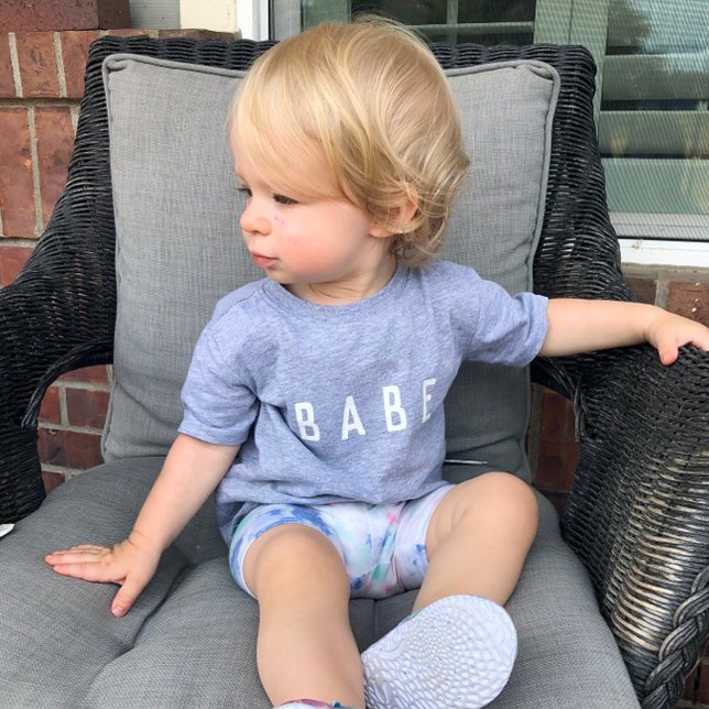 Sweet and simple “Babe” Baby T-Shirt (Creator Uploaded)