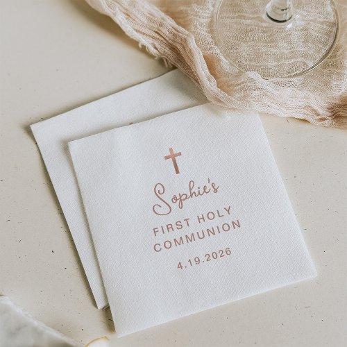 Sweet and Simple | Rose Gold First Holy Communion