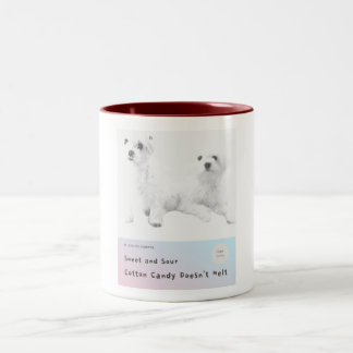 Sweet and Sour Cotton Candy Doesn't Melt Two-Tone Coffee Mug