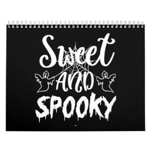 sweet and spooky calendar