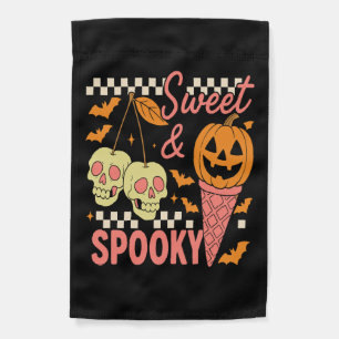 Sweet and Spooky Cute Halloween Garden Flag