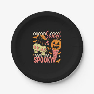 Sweet and Spooky Cute Halloween Paper Plates