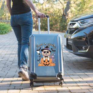 Sweet and Spooky Dog Halloween Sticker